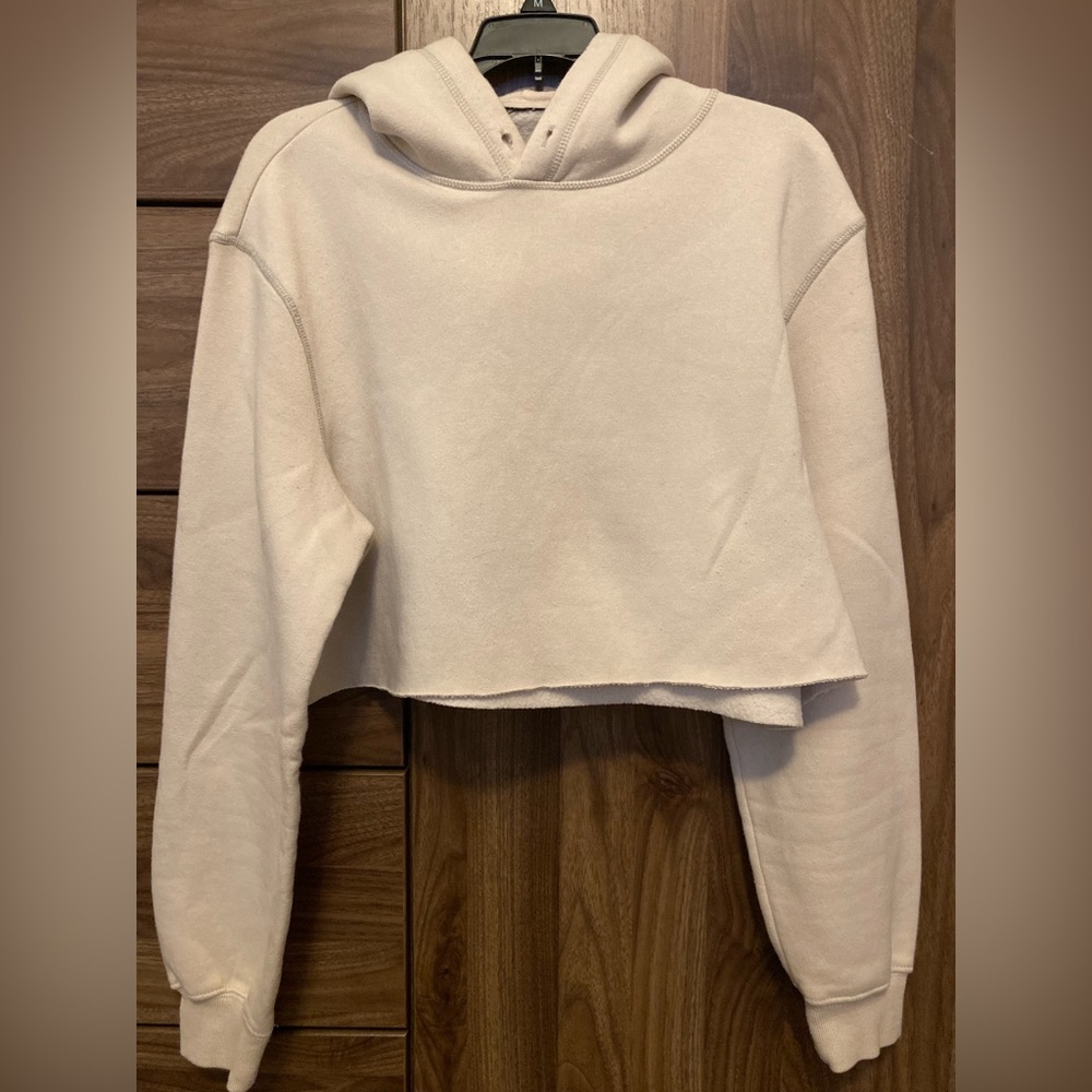 Fleece Cropped Hoodie